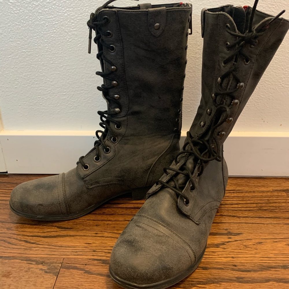 Madden Girl Combat boots